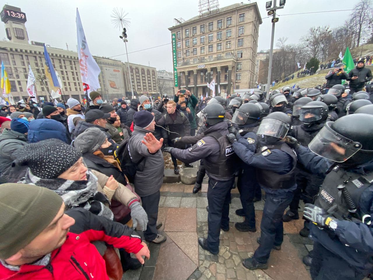 Протест ФОПов на Майдане. Фото: Страна