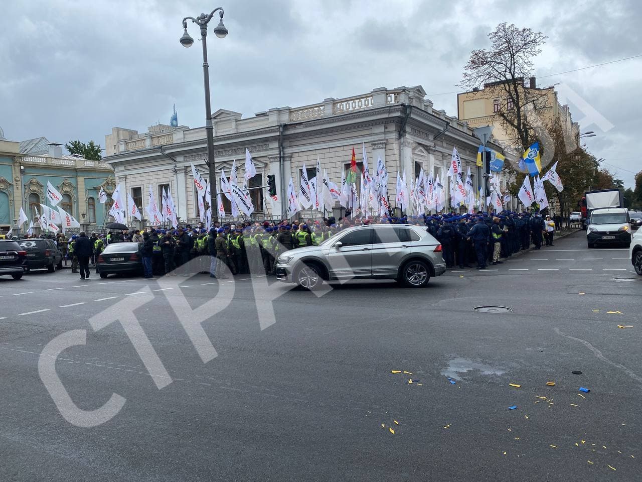 Протест ФОПов под Радой. Фото: Страна