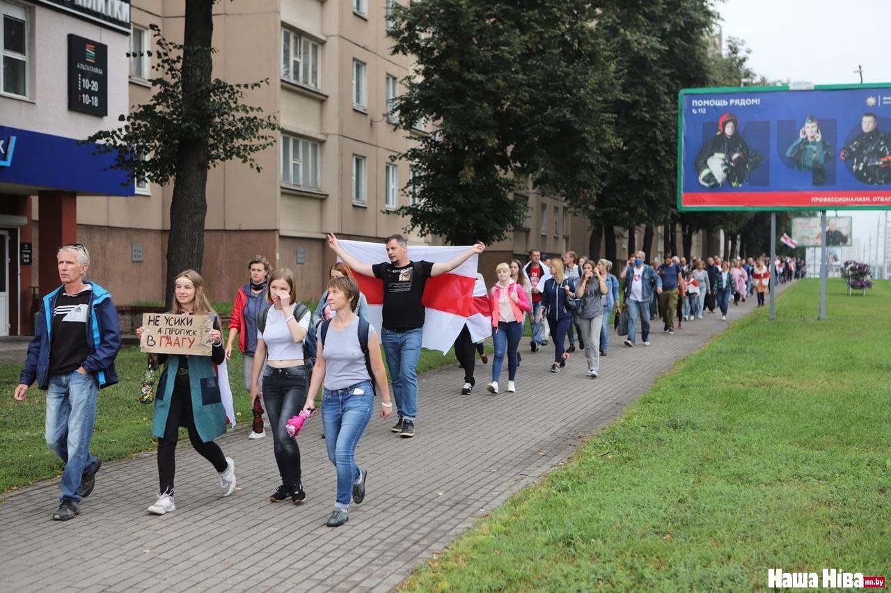 митинг в Минске 23 августа