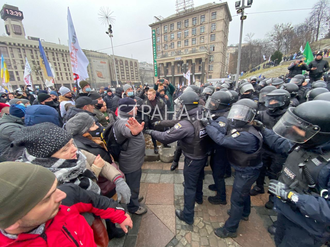 беспорядки на Майдане