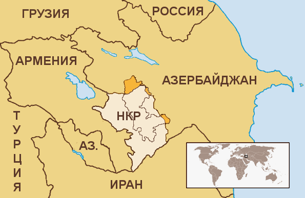 карта Карабаха - википедия