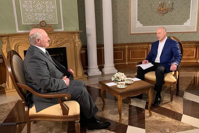 Лукашенко дал интервью Гордону