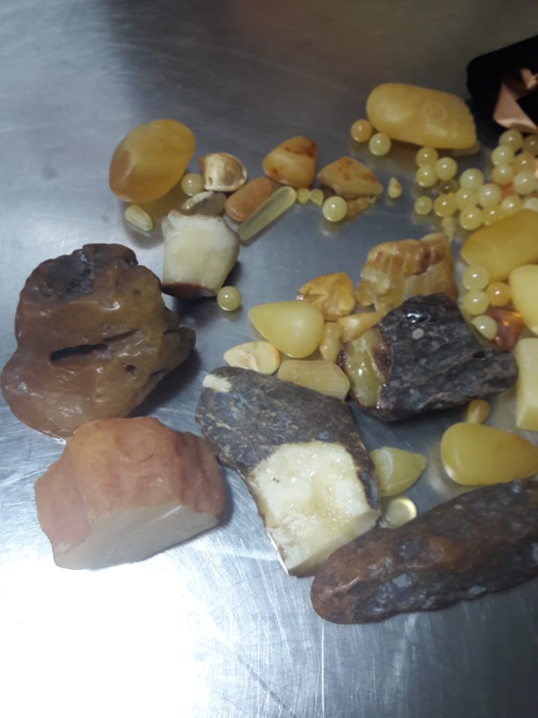 В аэропорту Борисполь у иностранца обнаружили редкий камень янтаря