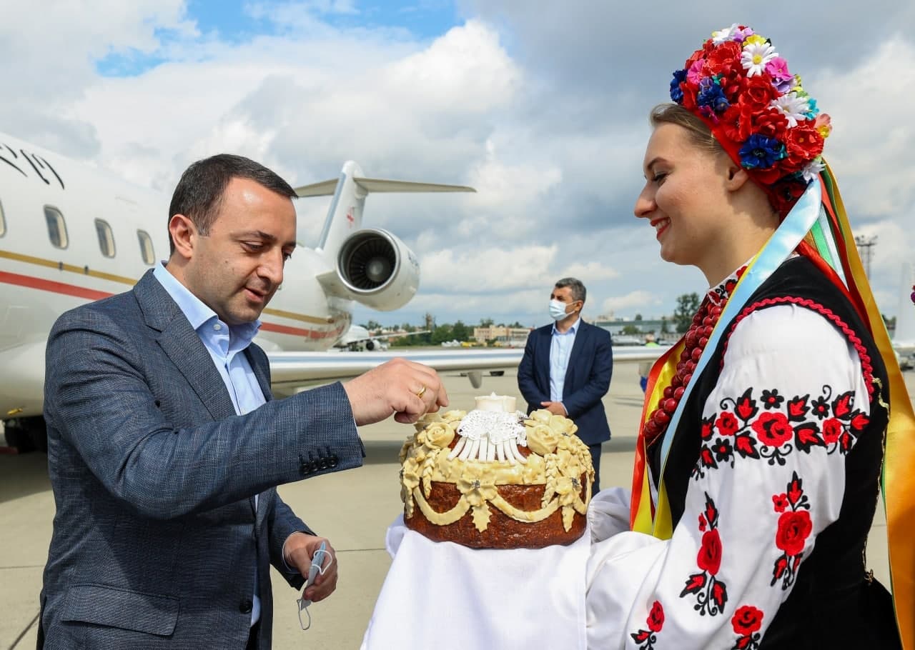 В Украину прибыл премьер Грузии. Фото: Telegram,Денис Шмыгаль