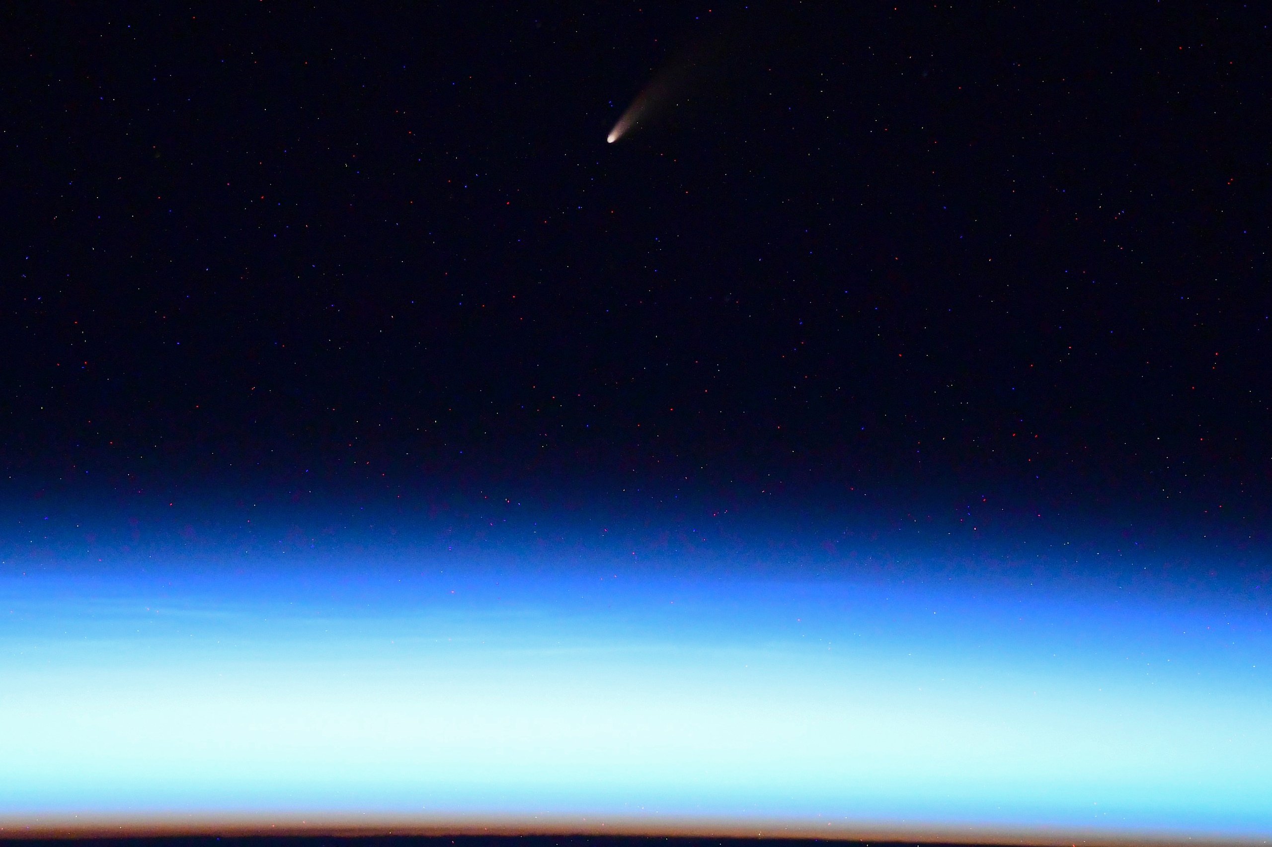 Над Землей пролетит комета. Скриншот: Иван Вагнер в Твиттер