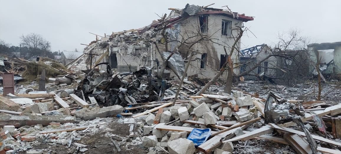 от обстрелов в Житомире пострадали жилые дома