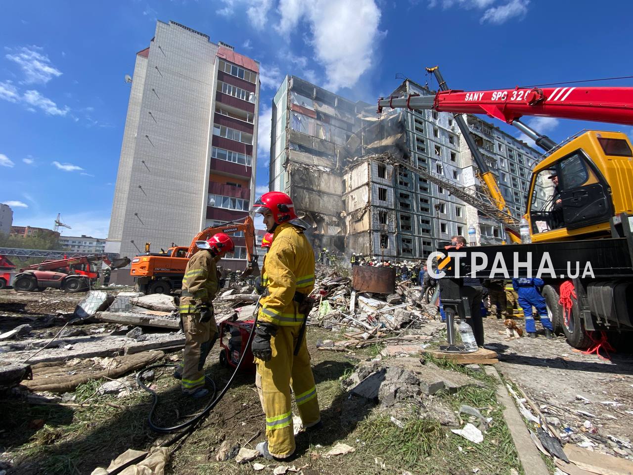 Наслідки ракетного удару по Умані