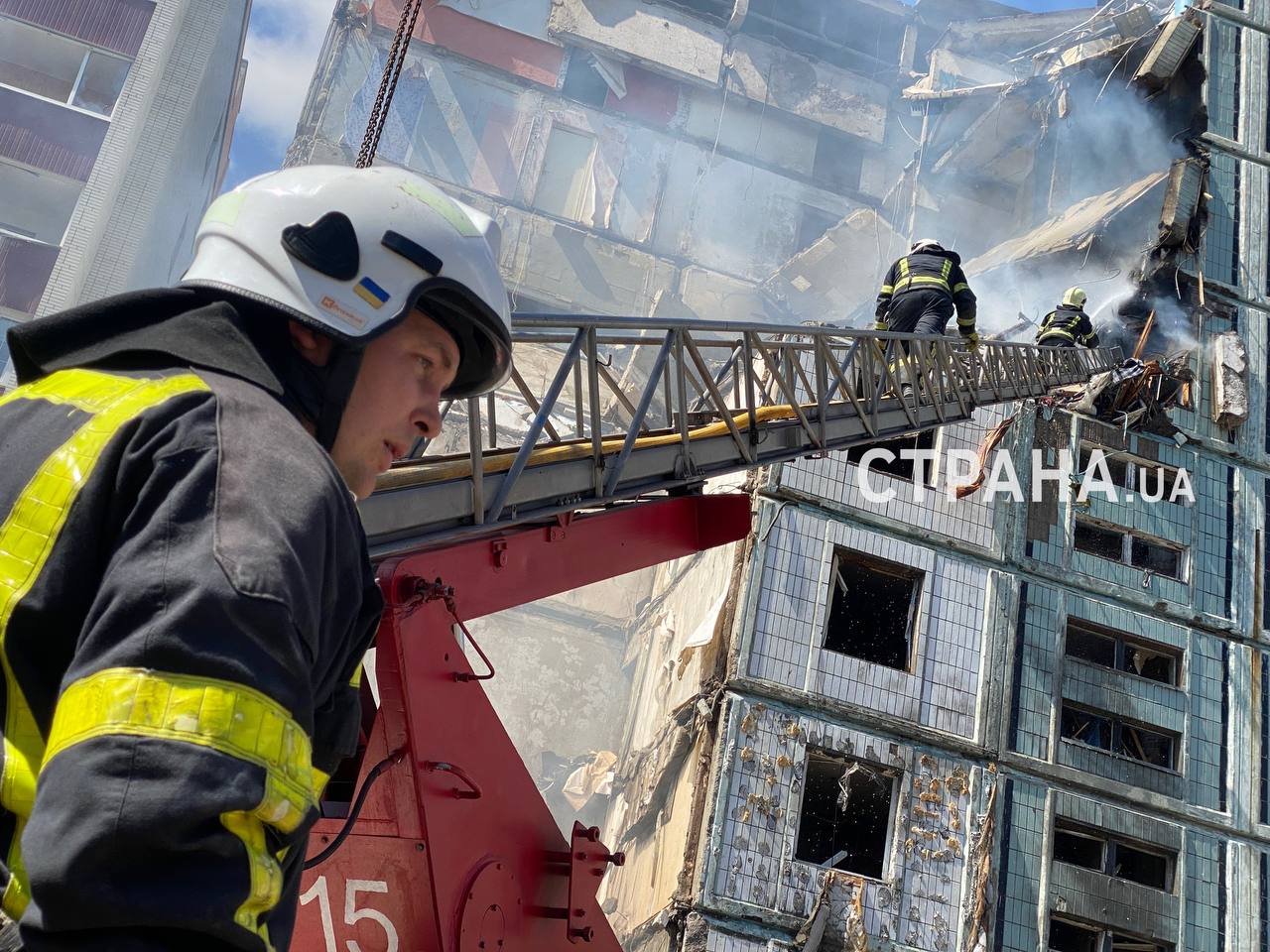 Наслідки ракетного удару по Умані