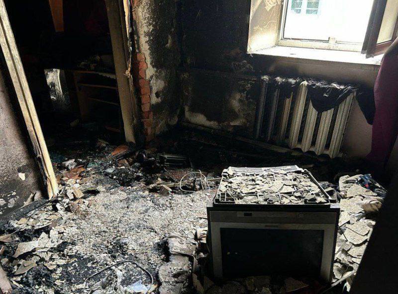 Под Кривым Рогом сожгли женщину в ее доме