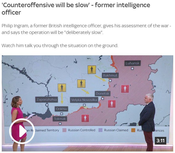 Экс-офицер британской разведки считает, что наступление Украины будет медленным