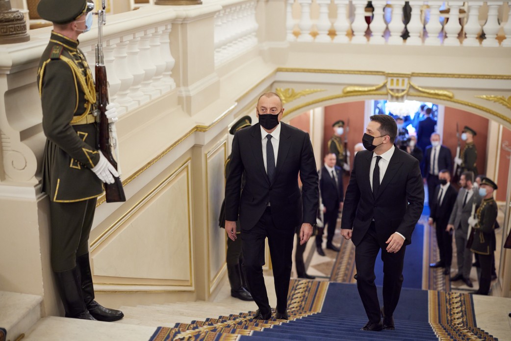 Встреча президентов Украины и Азербайджана. Фото: president.gov.ua