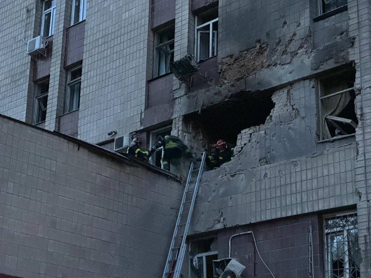 последствия ночной атаки на Киев