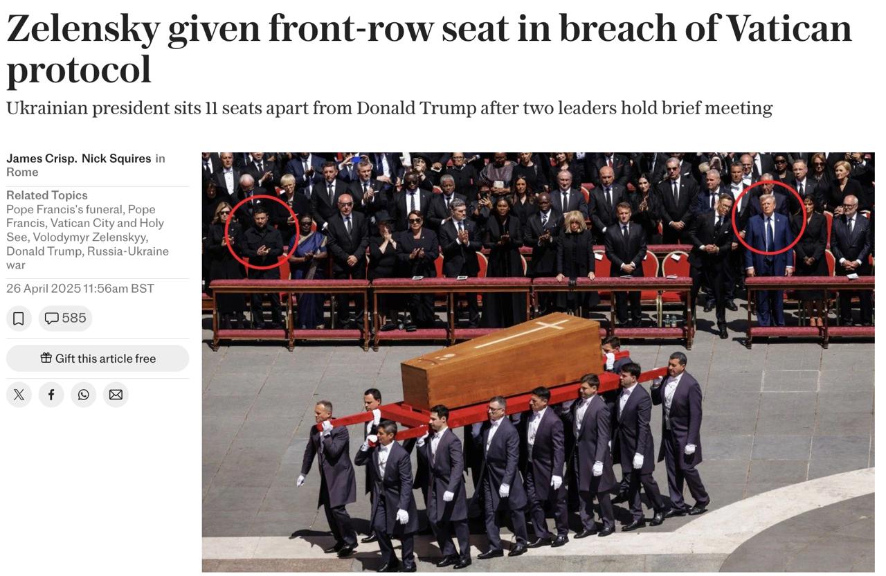 Заголовок на telegraph.co.uk