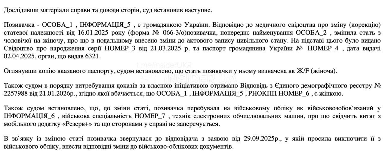 Снимок информации на reyestr.court.gov.ua