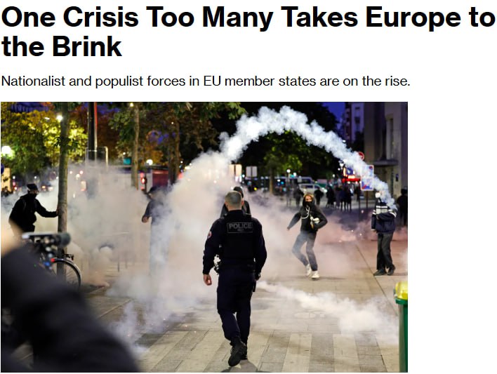 Снимок заголовка на bloomberg.com