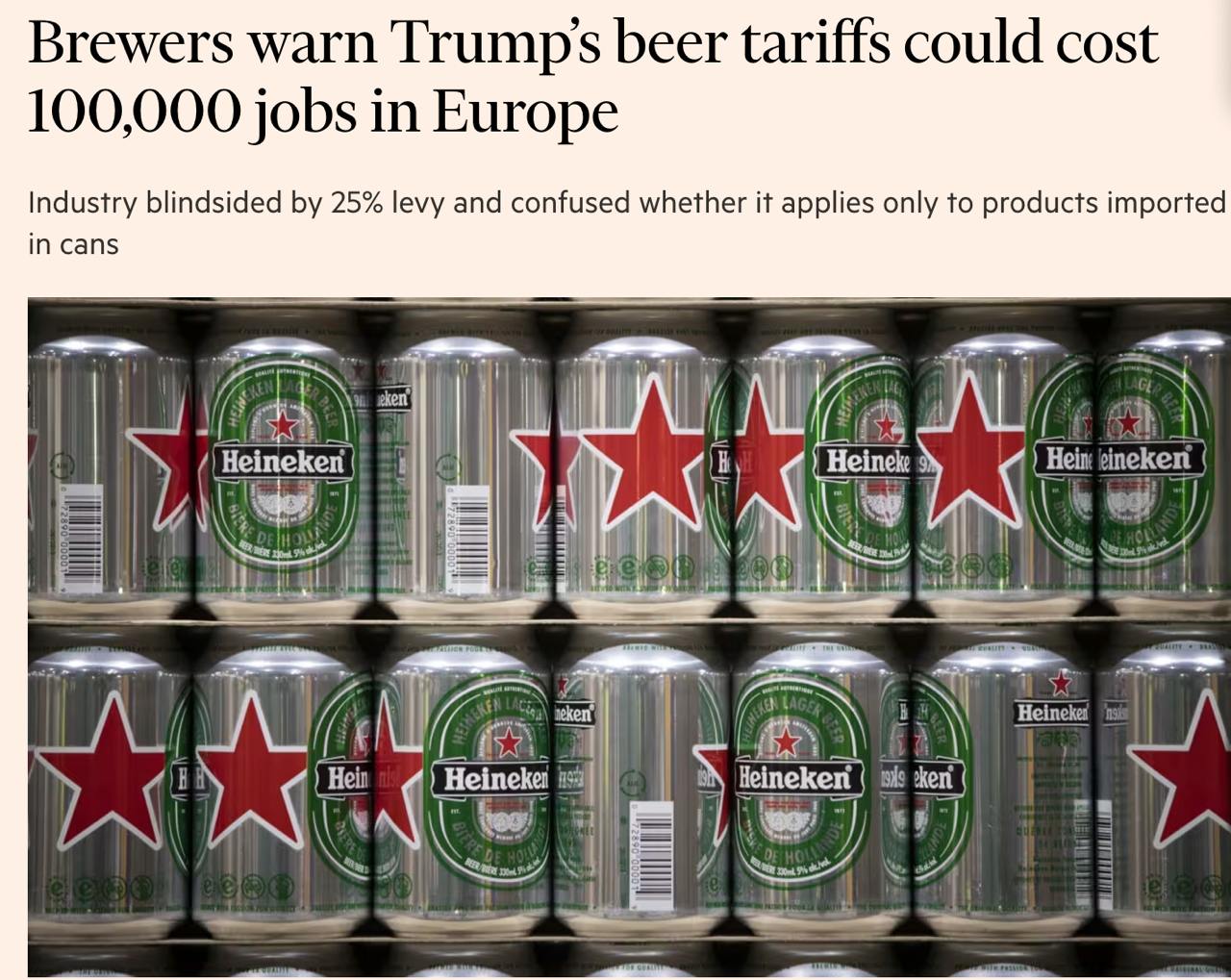 Знімок заголовка на ft.com