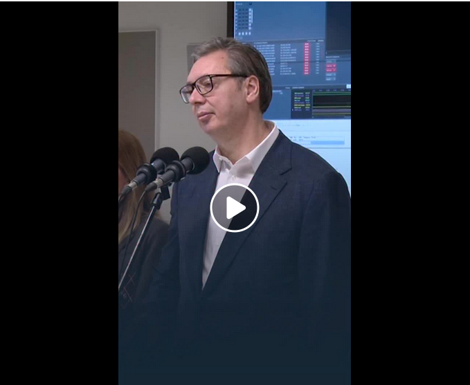 Знімок інтерв'ю Олександра Вучича &ndash; Війна з Іраном загрожує європейцям енергетичною кризою