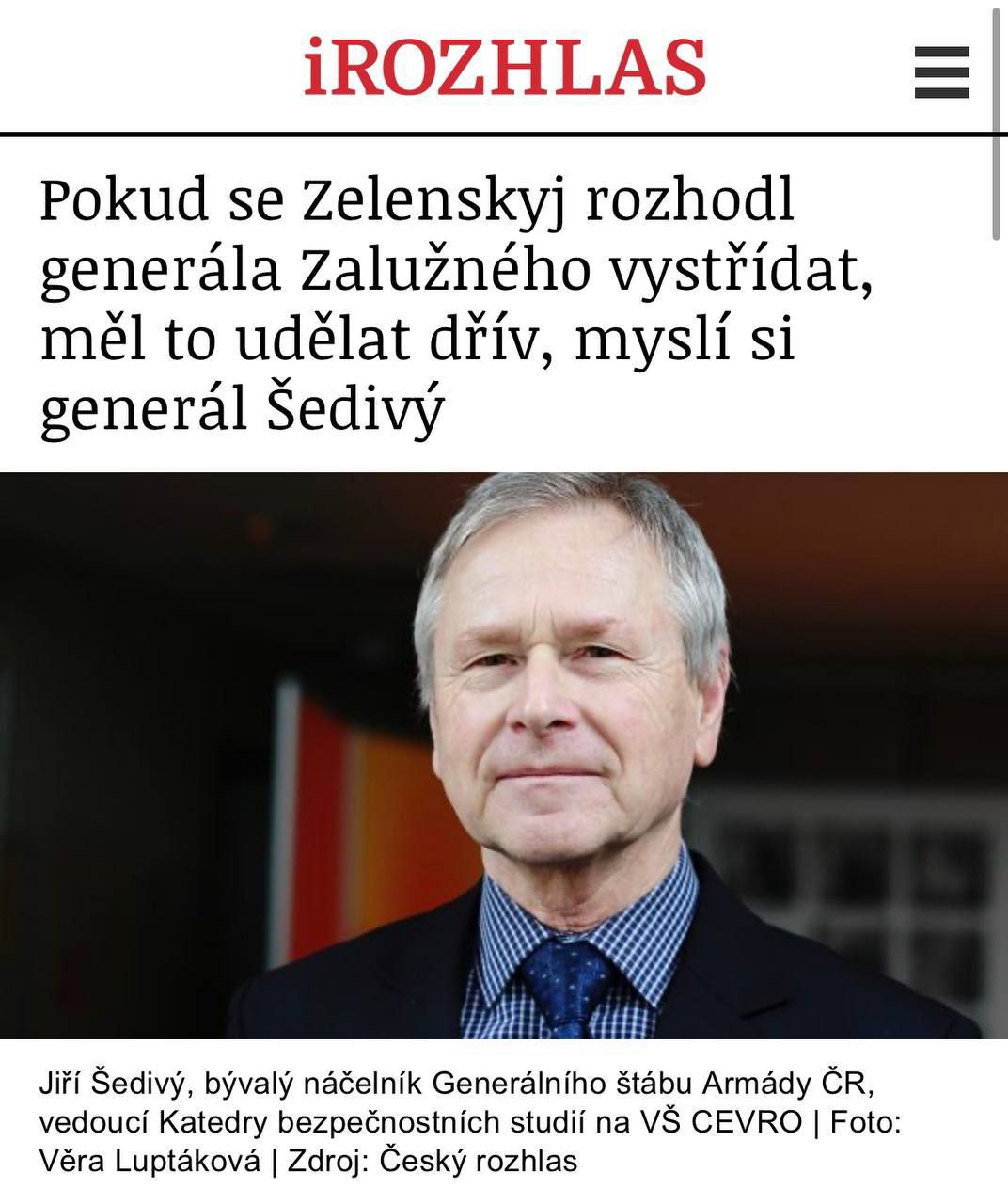 Снимок заголовка на irozhlas.cz