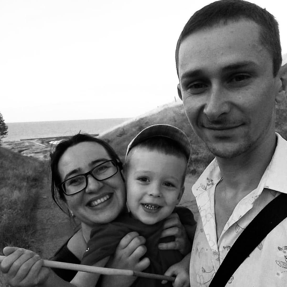 Фото Ольги Путятиной с семьёй. Источник - facebook.com/prokuraturakharkiv
